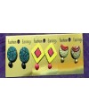Handpainted Terracotta Jewellery – Ear rings Handpainted Terracotta Jewellery – Ear rings